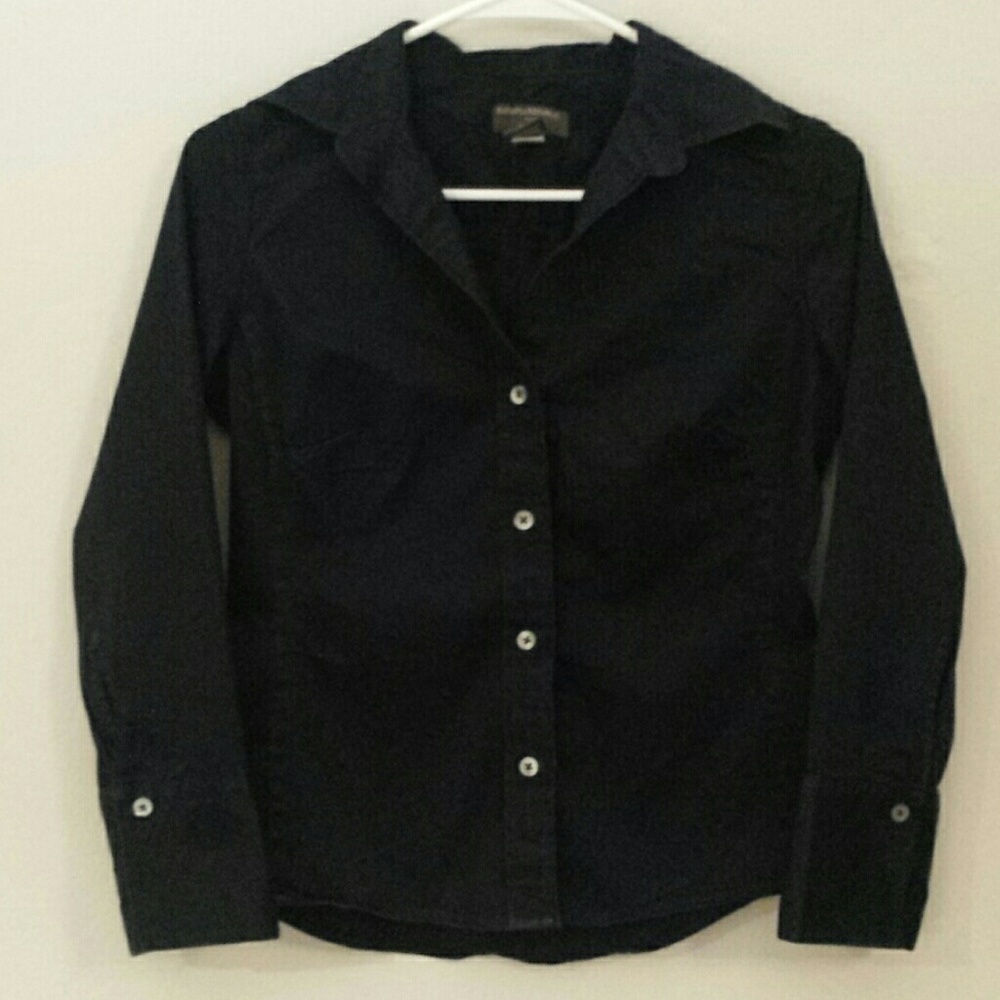 Banana Republic Navy Button Down